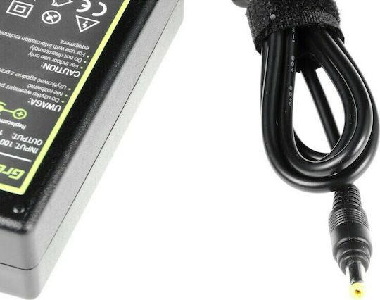 Green Cell Pro Laptop Charger 65W 18.5V 3.5A for HP with Detachable Power Cord