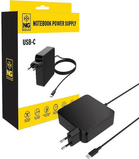 NG Universal Φορτιστής Laptop 65W 1.2A με Αντάπτορα Τροφοδοσίας