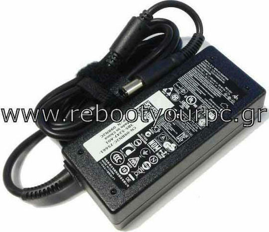 2 Power Φορτιστής Laptop 75W 19.5V 3.34A για Dell χωρίς Καλώδιο Τροφοδοσίας