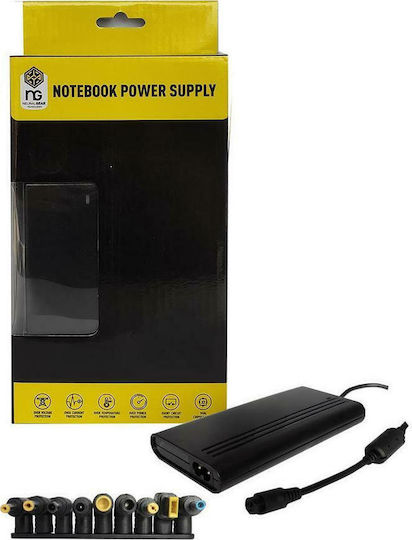 NG USB-C Universal Φορτιστής Laptop 90W 15V 2A με Αποσπώμενο Καλώδιο Τροφοδοσίας