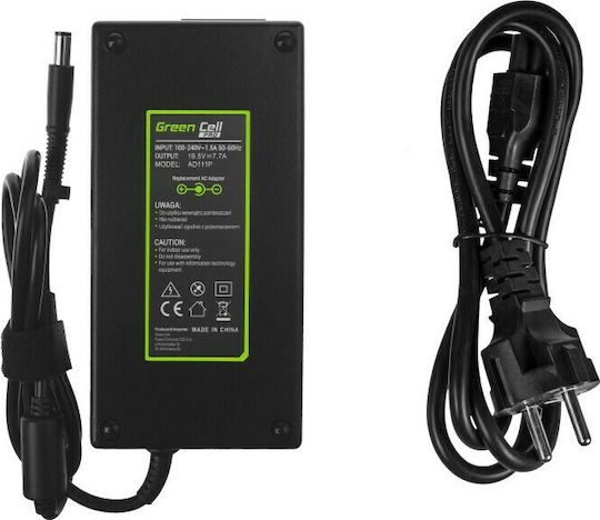 Green Cell Φορτιστής Laptop 150W 19.5V 7.7A για HP με Αποσπώμενο Καλώδιο Τροφοδοσίας