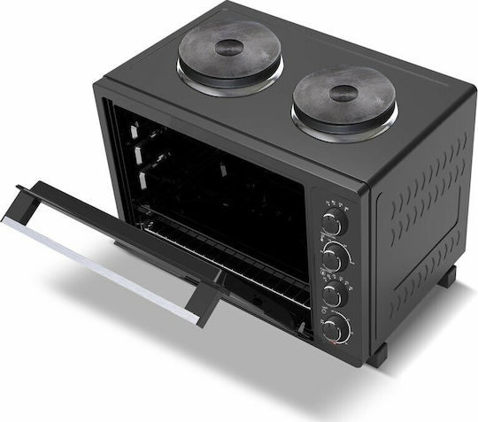 Turbotronic Mini-aragaz Electric de 35 l cu 2 Arzătoare și Convecție