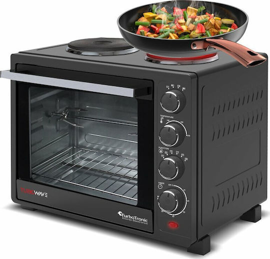 Turbotronic Mini-aragaz Electric de 35 l cu 2 Arzătoare și Convecție