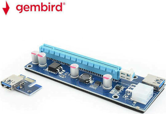 Gembird Cartelă Riser PCI-Express pentru Montare Verticală