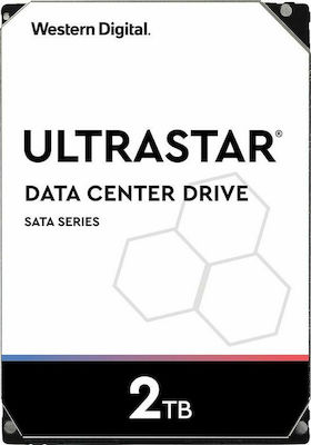 Western Digital Ultrastar DC HA210 2TB HDD Σκληρός Δίσκος 3.5" SATA III 7200rpm με 128MB Cache για Καταγραφικό / NAS / Server