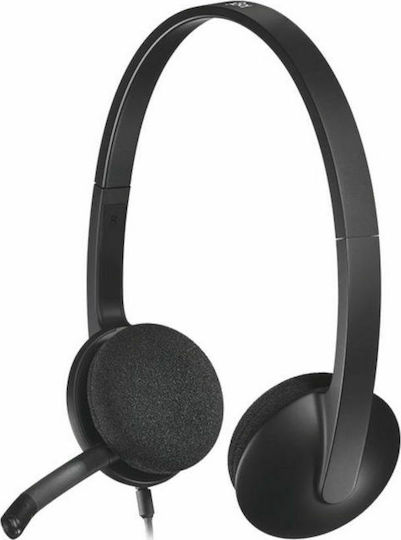 Logitech H340 On Ear Multimedia Headphone with Microphone USB-A