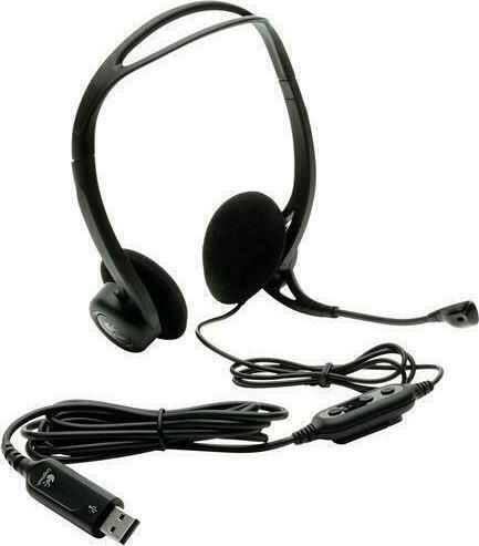 Logitech 960 On Ear Multimedia Headphone with Microphone USB-A