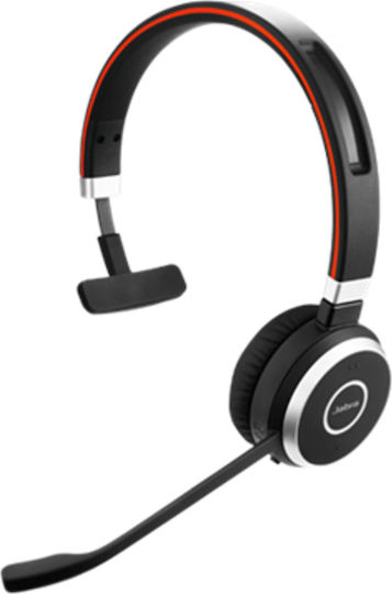 Jabra Evolve 65 MS Stereo Ασύρματα On Ear Multimedia Ακουστικά με μικροφωνο και σύνδεση Bluetooth / USB-A