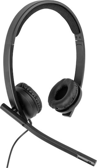 Logitech H570e Stereo On Ear Multimedia Ακουστικά με μικροφωνο και σύνδεση USB