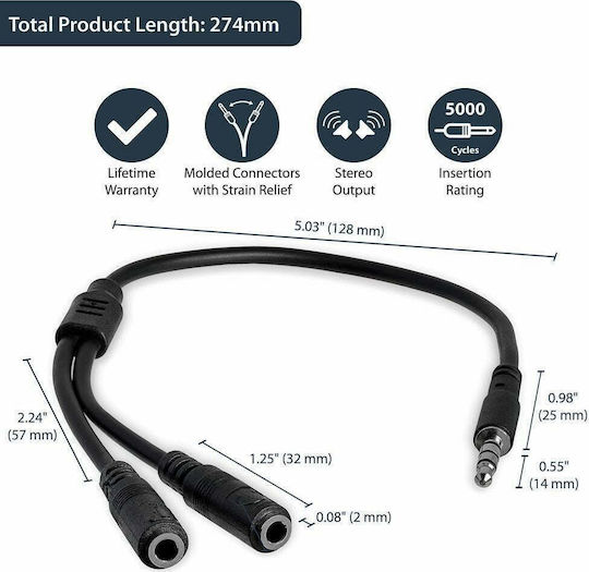 Trust Ziva On Ear Multimedia Ακουστικά με μικροφωνο και σύνδεση 3.5mm Jack