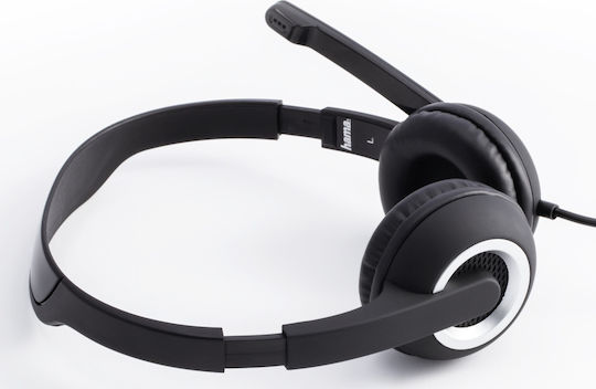 HAMA Essential HS 300 On Ear Multimedia Ακουστικά με μικροφωνο και σύνδεση 3.5mm Jack