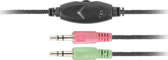Natec Canary On Ear Multimedia Ακουστικά με μικροφωνο και σύνδεση 3.5mm Jack