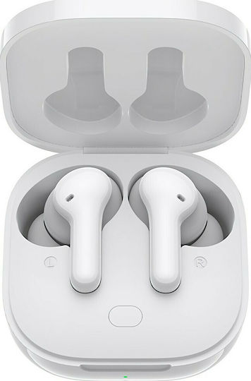 QCY T13 In-ear Bluetooth Handsfree Ακουστικά με Αντοχή στον Ιδρώτα και Θήκη Φόρτισης Λευκά