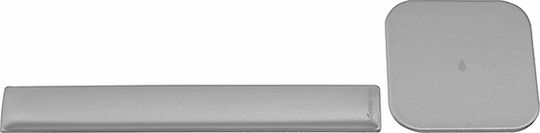 Rain Design mRest Keyboard Wrist Rest Στήριγμα Καρπού για Πληκτρολόγιο και MousePad Ασημί