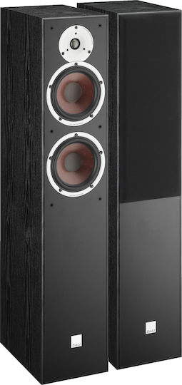 Dali Spektor 6 Ζεύγος Ηχείων Hi-Fi Δαπέδου 150W 2 Δρόμων Π19.5xΒ31.3xΥ97.2εκ. Μαύρο