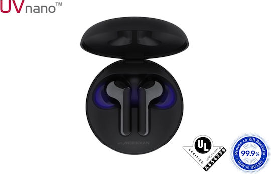 LG FN6 In-ear Bluetooth Handsfree Earphones with Sweat Resistance and Charging Case Black