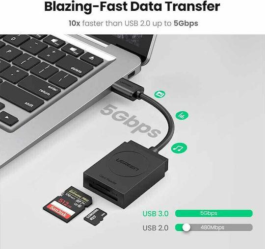 Ugreen Card Reader USB 3.0 for /S/D/ /m/i/c/r/o/S/D/ / / / /