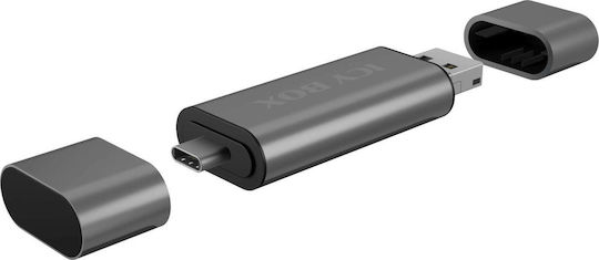 Icy Box Card Reader USB 3.2 micro USB Type-C for /S/D/ /m/i/c/r/o/S/D/ / / / /
