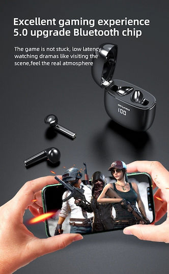Awei T28P In-Ear Bluetooth-Freisprecheinrichtung Kopfhörer mit Schweißresistenz und Ladeetui Schwarz