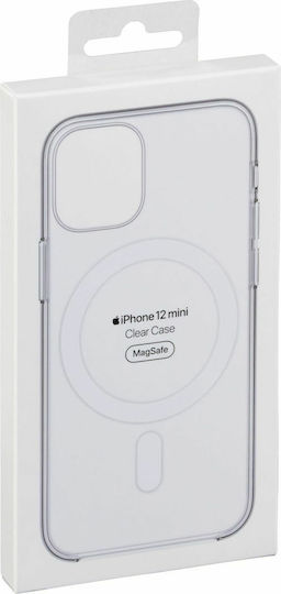 Apple Clear Case with MagSafe Back Cover Σιλικόνης Διάφανο (iPhone 12 mini)