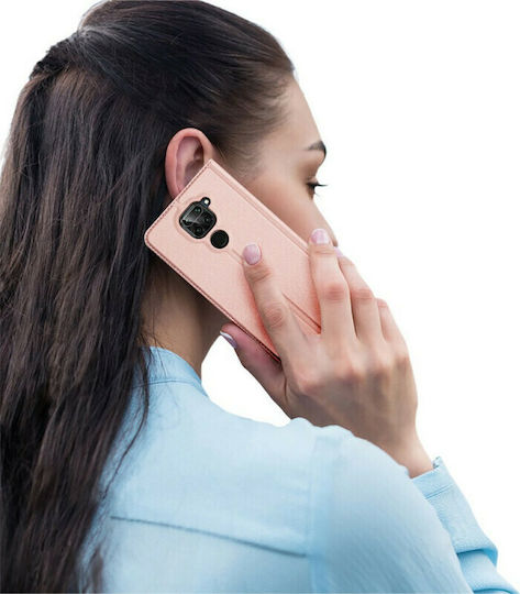 Dux Ducis Skin Pro Book Synthetic Leather Rose Gold (Redmi Note 9)