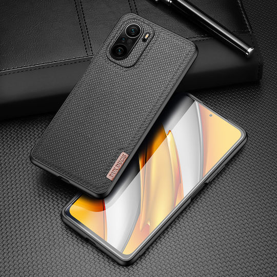 Dux Ducis Fino Back Cover Σιλικόνης / Υφασμάτινο Μαύρο (Poco F3 / Mi 11i)