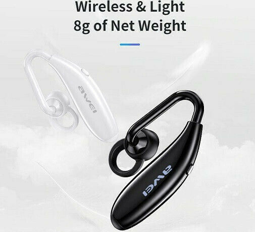 Awei N5 Business In-ear Bluetooth Handsfree Ακουστικό Μαύρο