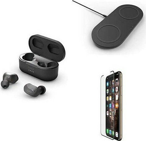 Belkin Soundform Move In-ear Bluetooth Handsfree Earphones with Sweat Resistance and Charging Case Black