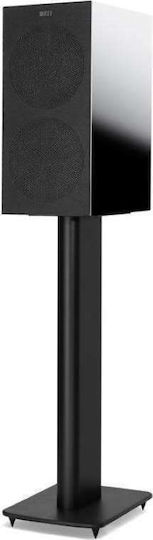 Kef R3 Ζεύγος Ηχείων Hi-Fi Βιβλιοθήκης 180W 3 Δρόμων Π19.96xΒ33.55xΥ42.2εκ. Μαύρο Γυαλιστερό
