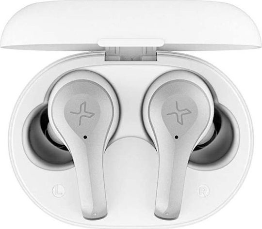 Edifier X5 In-ear Bluetooth Handsfree Căști cu Rezistență la Transpirație și Carcasă de Încărcare Alb