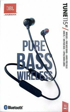 JBL Tune 115BT In ear Bluetooth хендсфри Слушалки Син