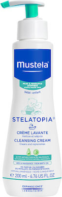 Mustela Stelatopia Cleansing Cream for Atopic Prone Skin 200ml with Pump