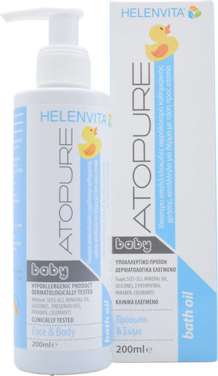 Helenvita Cleansing Oils for Atopic Skin 200ml with Pump