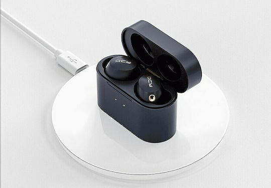 QCY HT01 In-Ear Bluetooth-Freisprecheinrichtung Kopfhörer mit Ladeetui Schwarz