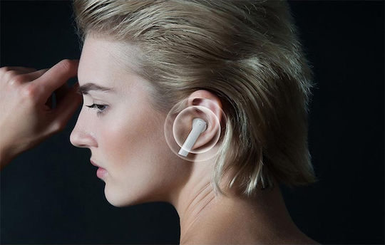 Haylou GT6 Earbud Bluetooth Handsfree Earphones with Charging Case White