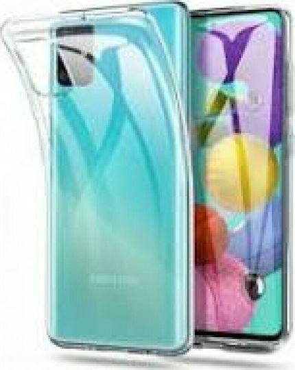 Back Cover Silicon 1mm Transparent (Galaxy A71)