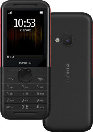 Nokia 5310 2020 Dual-SIM Handy mit Tasten (Englisches Menü) Schwarz/Rot