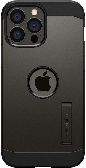 Spigen Tough Armor Plastic / Silicone Back Cover Durable Gunmetal (iPhone 13 Pro Max)