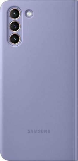 Samsung Книга Текстил Лилав (Galaxy S21+ 5G)