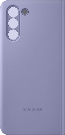 Samsung Книга Текстил Лилав (Galaxy S21+ 5G)
