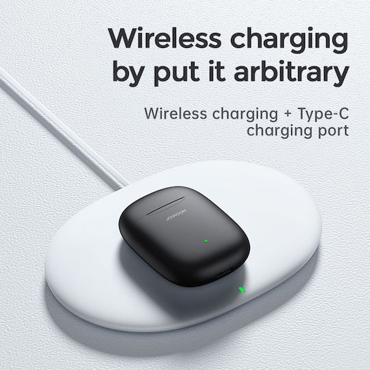 Joyroom JR-T13 Earbud Bluetooth Handsfree Earphones with Sweat Resistance and Charging Case Black