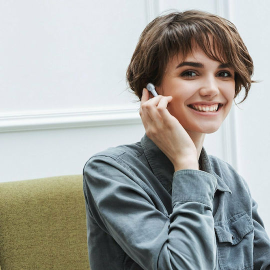 Tronsmart Apollo Air + In-Ear Bluetooth-Freisprecheinrichtung Kopfhörer mit Schweißresistenz und Ladeetui Weiß