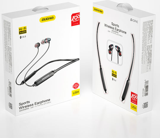 Dudao U5H In-ear Bluetooth Handsfree Earphones Gray