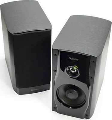 Definitive Technology Ζεύγος Ηχείων Hi-Fi Βιβλιοθήκης StudioMonitor 45 150W 2 Δρόμων Μαύρα
