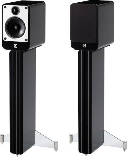 Q-Acoustics Concept 20 Pair of Hi-Fi Speakers Bookself 75W 2 No of Drivers W28.2xD17xH26.5cm. Black