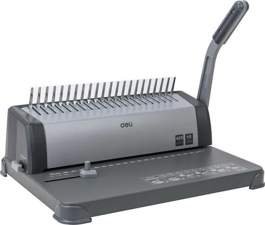 Deli Spiral Bookbinding Machine E3872 For Binding Max 15 Sheets E3872