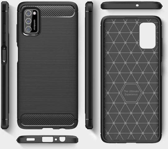 Tech-Protect Back Cover Σιλικόνης Μαύρο (Galaxy A03s)