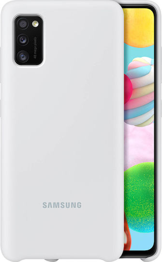 Samsung Back Cover Silicone White (Galaxy A41)