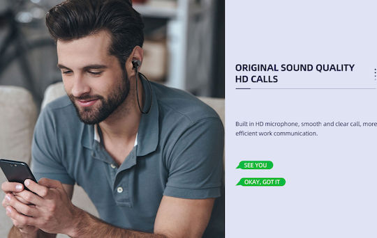 Celebrat A20 In-ear Bluetooth Handsfree Căști Negru