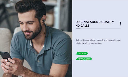 Celebrat A20 In-ear Bluetooth Handsfree Căști Negru